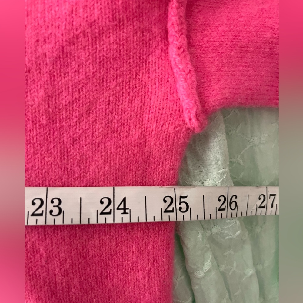 Free People Rhy Cashmere Pink Sweater NWT Small - Picture 5 of 9